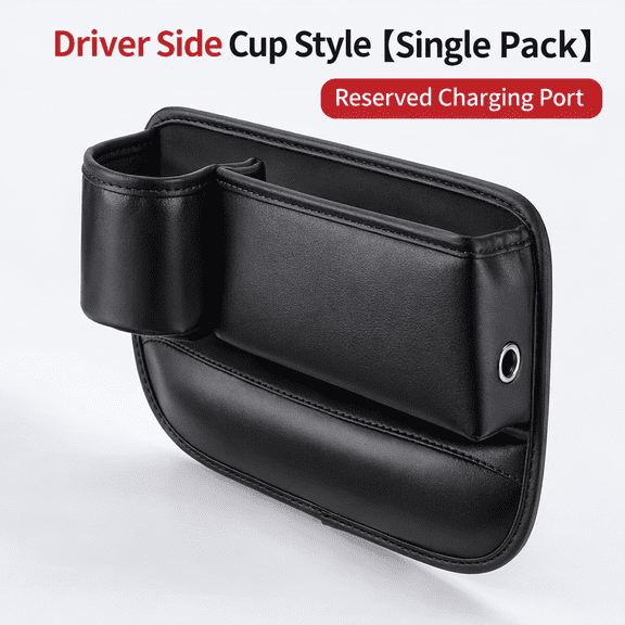 Car Seat Gap Organizer with Cup Holder Seat Gap Filler Car Crevice Organizer Car Storage Accessories