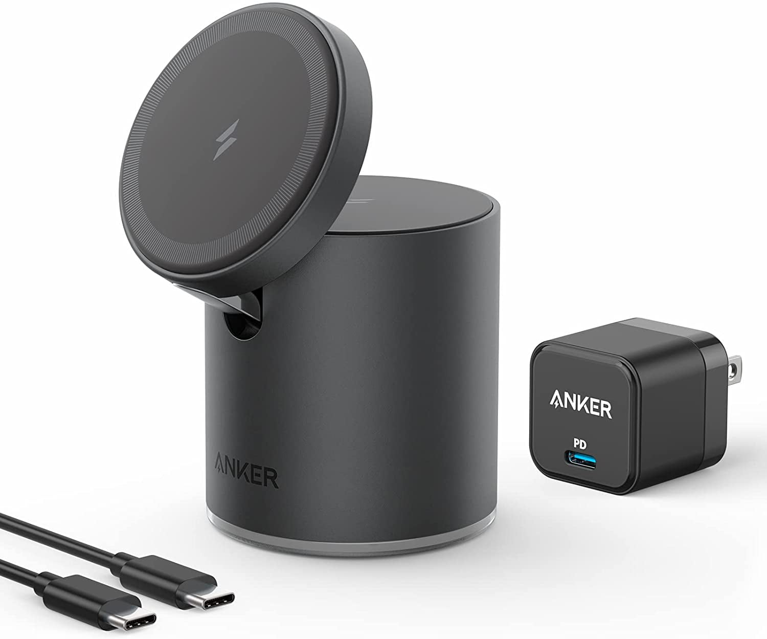Anker 623 Wireless Charger (MagGo) 2in1 Charging Station