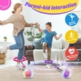thumbnail image 7 of Flooyes Light-Up Scoring Skip Ball Toy with Counter, FlexSkip for Kids, Ankle Bounce Ball with Timer and Cal Calculator, Birthday Gifts for Girls Age 5 6 7 8 9 10+(purple), 7 of 7