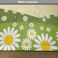 thumbnail image 6 of Ambesonne Nature Place Mats Set of 4, Daisy Flower Field Sun, Standard Size, Earth Yellow Lime Green, 6 of 6