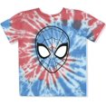 thumbnail image 2 of Marvel 2 Pack Short Sleeve Spiderman Tie Dyed Tee Shirt and Shorts Set for Boys, 2 of 5