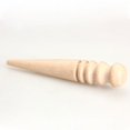 thumbnail image 4 of Pulidor de bordes de madera redondo para artesanía en cuero, bruñidor de varios tamaños para cuero, 4 of 5