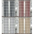 thumbnail image 2 of Classic Buffalo Plaid Checkered Grommet Top Curtains - Assorted Colors & Sizes, 2 of 10