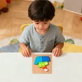 thumbnail image 4 of BotaniNest Montessori Happy Puzzles – Animal Shape Color Montessori For Fine Motor Skills Problem Solving Focus Training & Learning Play Ideal For Screen, 4 of 4