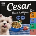 thumbnail image 3 of Cesar Home Delights Meat And Poultry Flavors Soft Wet Dog Food Adult, 3.5 Oz Trays, 24 Count, 3 of 14
