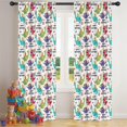 thumbnail image 5 of Blackout Kids Curtains,Colorful Dinosaurs Birthday Text Pattern Childrens Insulated Curtains Set Of 2,Bedroom Essentials,Toddler Room Decor 42"x84", 5 of 5