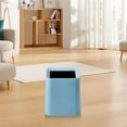 thumbnail image 5 of Small Trash Can with Lid, Mini Trash Can for Bathroom, Office and Bedroom, Small Bathroom Garbage Can with Swing Top, Compact Waste Basket for Desk, Dorm & Home, Blue - Xuniizn, 5 of 7