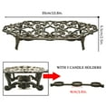 thumbnail image 3 of Sungmor Calentador de Platos de Tetera de Hierro Fundido Soporte Estable para Soporte de Tealight, Calentador de Tealight Estufa Decorativa para Patio de Villa Balcón-forma de Flor, 3 of 8