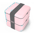 thumbnail image 1 of monbento MB Carré Bento Boîte - Litchi Rose, 1 of 4