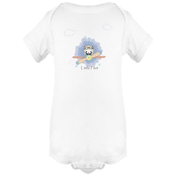 Panda Flying A Plane Bodysuit Infant -Image by Shutterstock,  Newborn