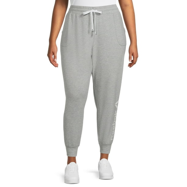 Reebok Women's Plus Size All Day Cuffed Joggers - Walmart.com