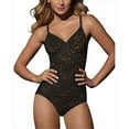 thumbnail image 1 of Bali 8L10 Lace N Smooth Body Briefer Size 36DD Black, 1 of 3