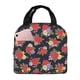 thumbnail image 1 of Easygdp Red Rose Flower Bolsa Térmica Premium - Tela Oxford Impermeable, Gran Capacidad, Bolsillo Frontal, Unisex para Trabajo, Escuela, Actividades al Aire Libre y Picnics, 1 of 8