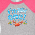thumbnail image 4 of Inktastic I'm One First Birthday Shark and Crab Boys or Girls Baby Bodysuit, 4 of 5