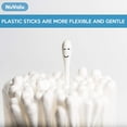 thumbnail image 4 of NuValu Cotton Swabs, Multi-Purpose, Wooden Tipped, Double Tipped, 100% Pure Cotton (300 Count), 4 of 5