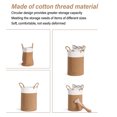 thumbnail image 3 of Cotton Rope Storage Basket Woven Storage Basket With Handles For Organizing Clothes Toys Books Cosmetics, 3 of 8