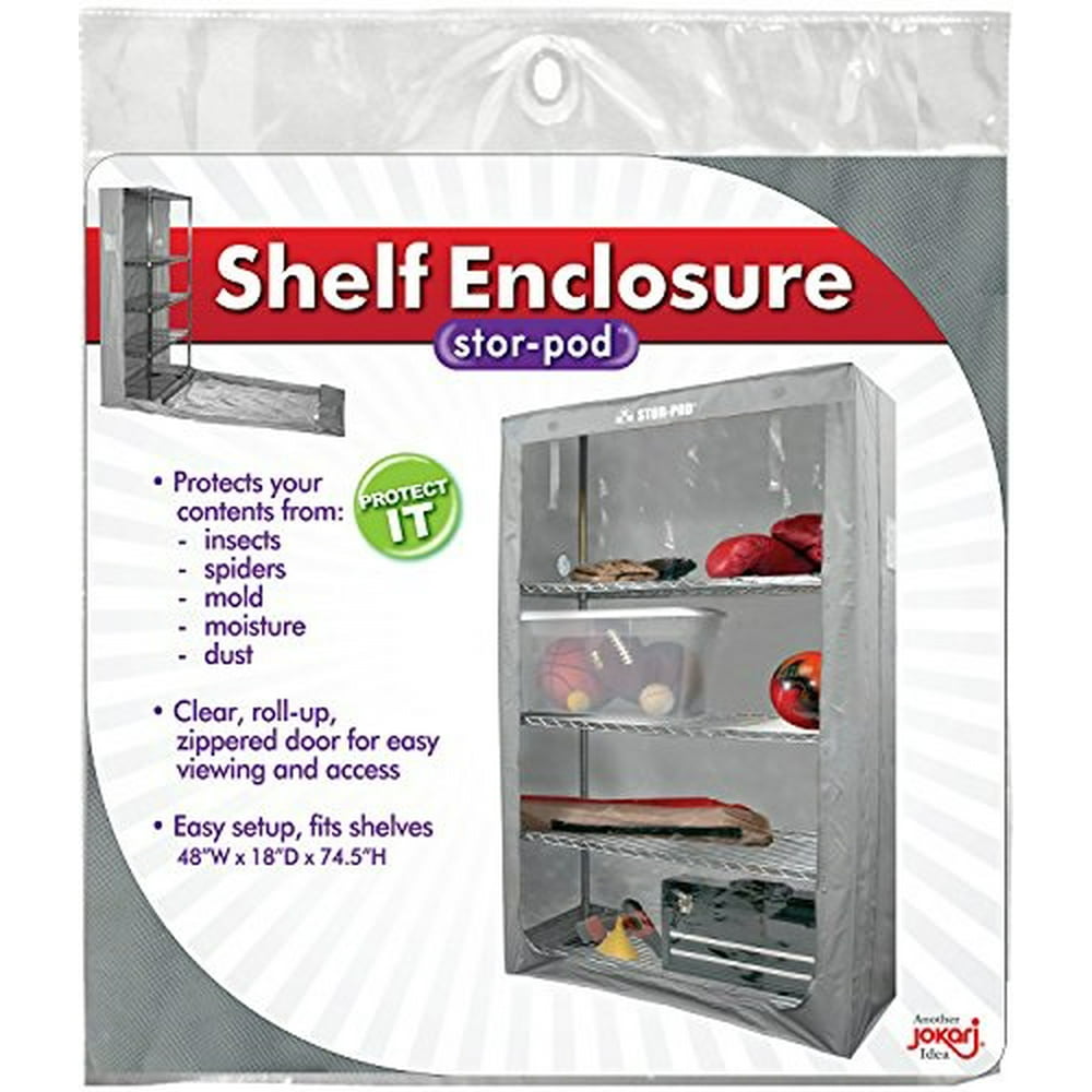 Storage Shelf Enclosure, Durable Wire Shelving Cover, Best Protection