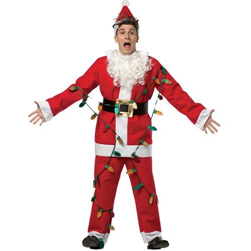 National Lampoon Santa Adult Halloween Costume Walmart Com