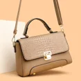 thumbnail image 4 of Bolso bandolera de piel de lujo de gran capacidad y múltiples capas para mujer, diseño de bolso cruzado, 4 of 5