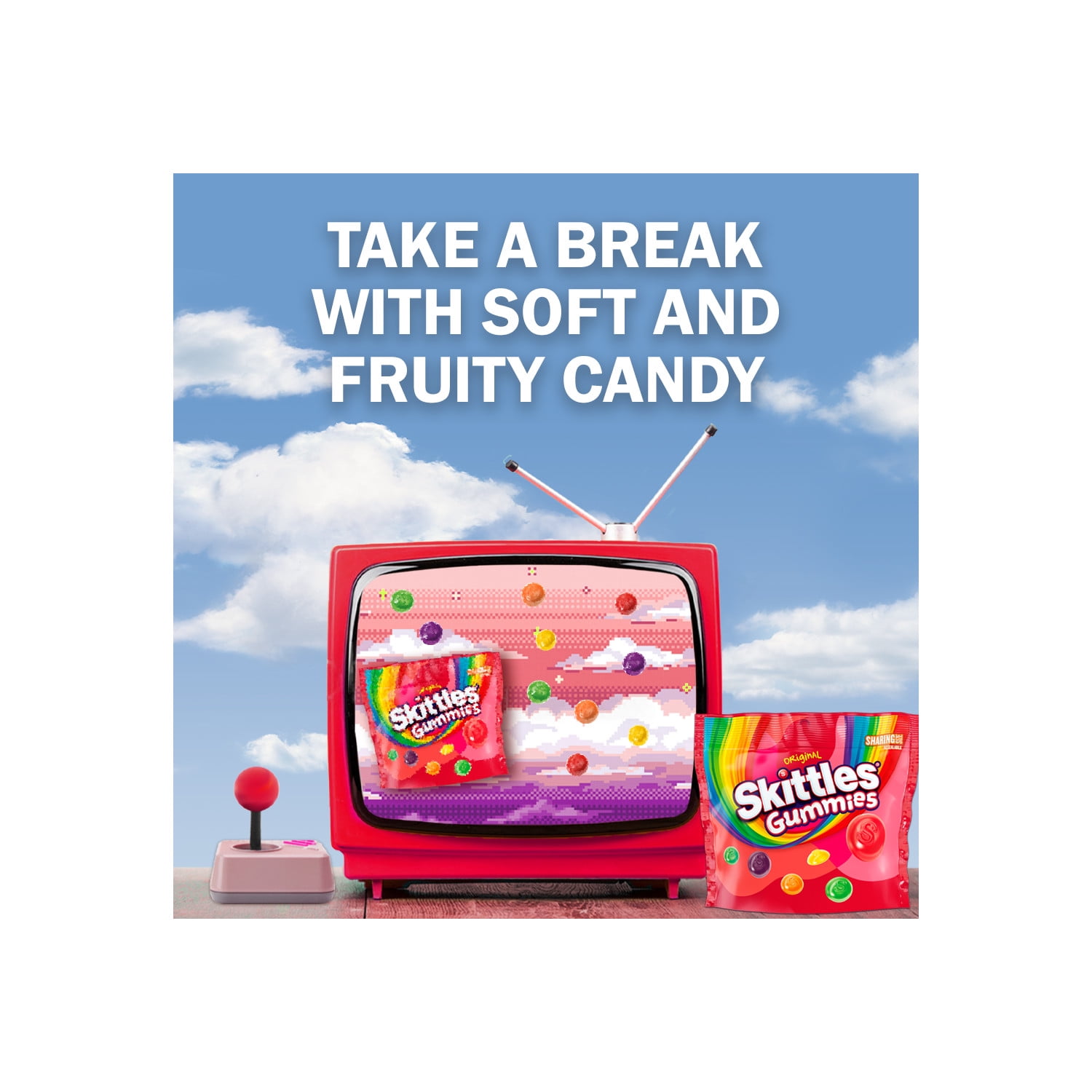 Skittles Gummies Original Gummy Candy, Sharing Size - 12 oz Bag