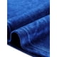 thumbnail image 5 of Vestido sin mangas de terciopelo de alta cintura con escote en V, estilo A, para cóctel, midi, color azul real, 5 of 6