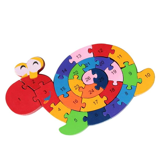 Rompecabezas de Caracol de Juguetes Educativos para Niños de Multicolor