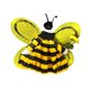 thumbnail image 4 of Conjunto de traje de ganso Ropa de ganso Regalo decorativo de inauguración de la casa Estatua de jardín Disfraz abeja amarilla, 4 of 9