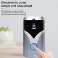 thumbnail image 4 of Generic Smart Wi-Fi Video Doorbell with Alexa Integration, 1080P HD Resolution, No Battery Included, Wireless Remote Monitoring, Easy Installation, Gray Finish (Tutorial+Alexa), 4 of 6