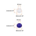 thumbnail image 2 of REGALWOVEN Glass Beads Loose Tiny Round Mini Beads for Bracelet Earring Rings Jewelry Making Dark Blue/White, 2 of 6