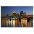 thumbnail image 1 of Great BIG Canvas | Rolled Adam Jones Poster Print entitled Skyline, Louisville, Kentucky at dusk, 1 of 4