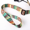 thumbnail image 3 of Ethnic Style Ukulele Strap Durable Adjustable Printing Ribbon Plastic Hook Clip-on Hawaii Guitar Belt Instrument Accessories E, 3 of 6