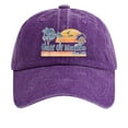 thumbnail image 1 of MIASHUI Casquette de Baseball Hommes Femmes Classique Ajustable Chapeau de Sport Extérieur, Violet, 1 of 3