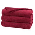 thumbnail image 2 of Sunbeam Couverture Chauffante Électrique en Microplush King Grenat Rouge, 2 of 3