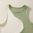 thumbnail image 5 of Tiijoy Girls Ribbed Tank Top Stretch Seamless Sports Bra Sleeveless Crop Tops, Sizes 16-17, 5 of 6