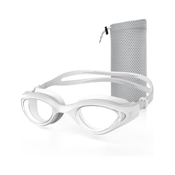 Chenchen Swim Goggles, Polarized Swimming Goggles, Anti-Fog No Leaking Anti UV for Men Women Adult Youth with Storage Bag