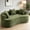 Green, variant on YWEN 80" Curved Loveseat for Small Spaces, Curved Couches for Living room, Compression Sofa in a Box with 2 Pillows, Small Couch for Bedroom with Wide Armrest & Memory Foam, No Assembly Required
