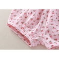 thumbnail image 6 of Hessimy Girls 2 Piece Outfit Summer Short Sleeve Loose Fit T-Shirt and Shorts Set,Loose Fit(Pink,3-4 Years), 6 of 7