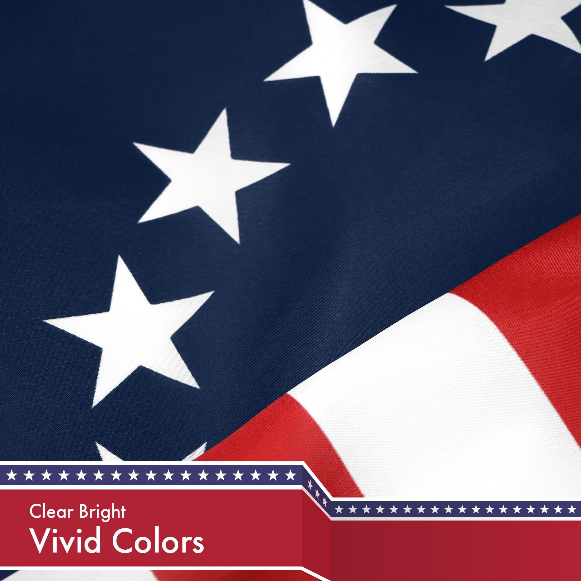 G128 Combo Pack: USA American Flag 3x5 Ft 150D Printed Stars & Betsy Ross Flag 3x5 Ft 150D Printed
