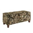 thumbnail image 1 of Linon le Chêne Nativ Ottoman de Rangement en Bois Rembourré Brun, 1 of 11