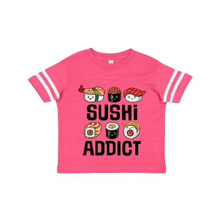 

Inktastic Sushi Addict Funny Sushi Gift Gift Toddler Boy or Toddler Girl T-Shirt