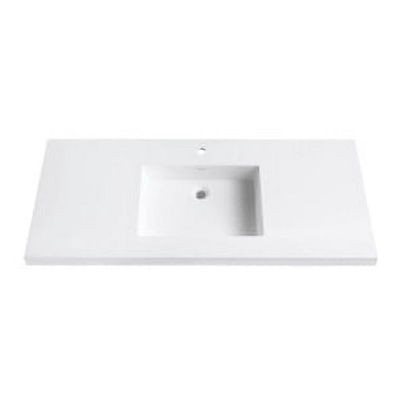 VersaStone 49 in. Solid Surface Vanity Top