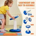 thumbnail image 6 of Choco Moon Wobble Seat for Kids, Vibrant Sponge Pad Stool for Focus & Posture, Perfect for Ages 3-7, School & Preschool, Blue Comfort, 6 of 11