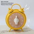 thumbnail image 3 of Ludlz Timer Simple Operation Time Manager Cute Alarm Clock Shape Mechanical Countdown Timer for Home Kitchen, 3 of 8