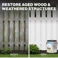 thumbnail image 6 of Evolve Barn & Fence Latext Paint, High Durability and Scratch-Resistant Wood Paint, White, 1 Gallon, 6 of 10