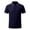 Navy, variant on JULMCOMO Polo Shirts for Men Contrast Trim Collared Short Sleeve Summer Golf Shirts Slim Fit Comfy Soft Business Casual Men Clothing Black M