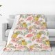 thumbnail image 1 of Balery Tropical Pink Flamingo Pineapple Manta de Felpa Suave y Acogedora – Cobija de Franela Aterciopelada para Cama, Lavable y Cálida para Sofá, Mascotas, Transpirable-40"x30", 1 of 7