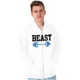 thumbnail image 3 of Couples Matching Set Cute Workout Zip Hoodie Sweatshirt Men Brisco Brands M, 3 of 6