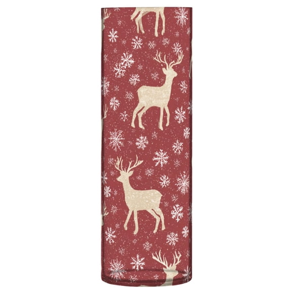 Vase Plastic Vase Flower Vase Desktop Decorative Vase Wedding Decoration Vase Anti-Drop Durable The Red Christmas Fawn