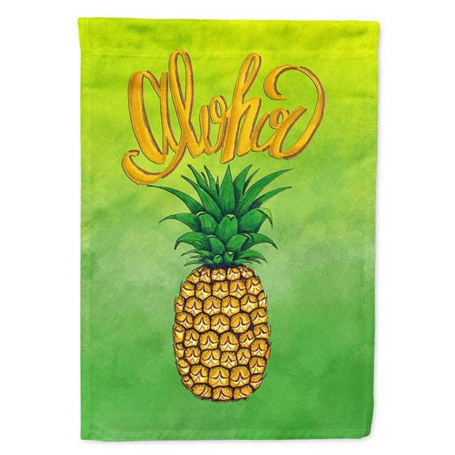 Carolines Treasures BB7451GF Aloha Pineapple Welcome Garden Size Flag