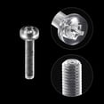thumbnail image 4 of Unique Bargains M2x12mm Plastic Phillips Bolts PC Pan Head Machine Screws Transparent 50 Pack, 4 of 5